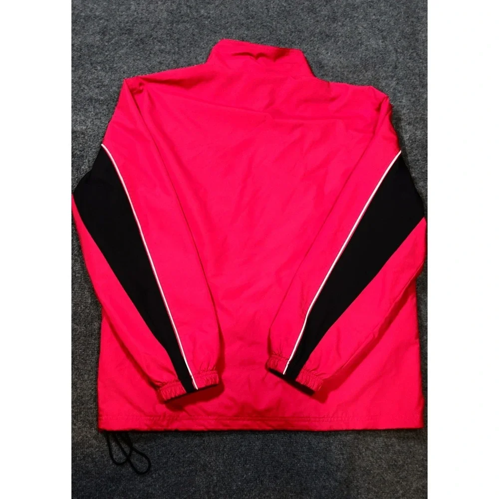 Vintage Y2K Reebok Athletic Tracksuit Set Red Full Zip Jacket & Black Pants Med